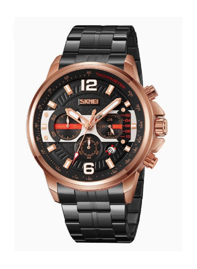 نيوترل ساعة SK-19 الرجالية للأعمال تصميم عصري + مقاومة للماء للاستخدام اليومي الميزات: عرض الوقت، التاريخ، وظيفة ساعة التوقيت، عقارب مضيئة (لون) - Image 1